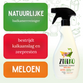 Zielko natuurlijke badkamerreiniger bestrijdt kalkaanslag en zeeppresten, Meloengeur (99,8 % natuurlijke ingrediënten)