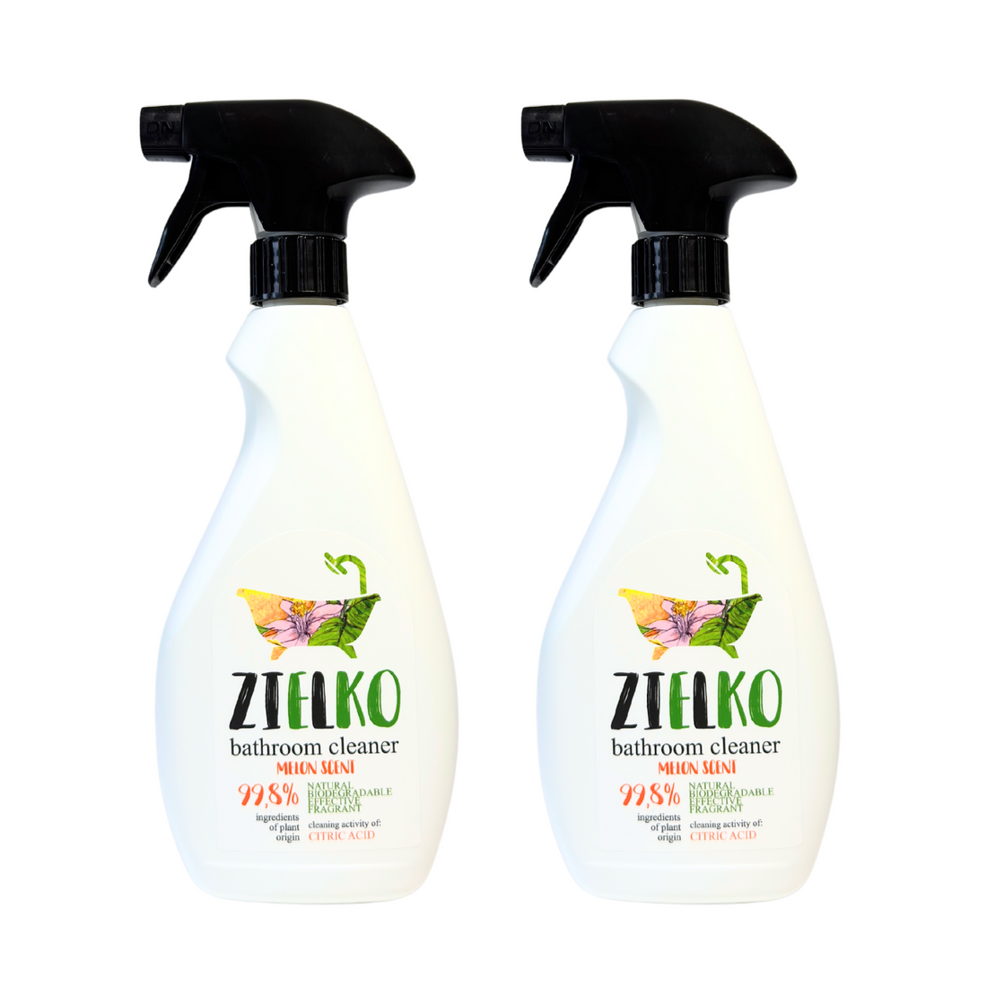 ZIELKO Badkamerreiniger Melon – 2×500 ml