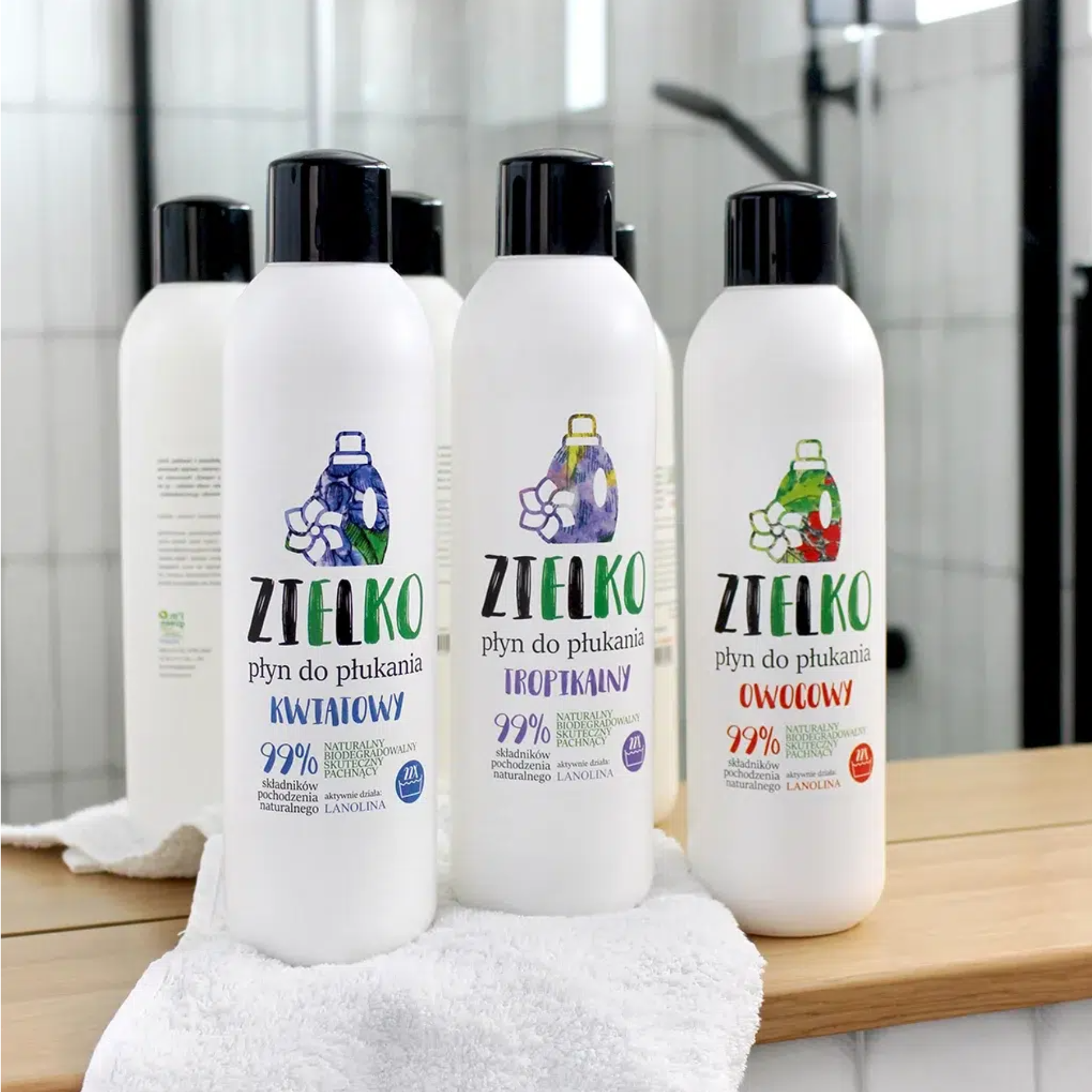 ZIELKO Wasverzachter Bloemengeur 4×1L