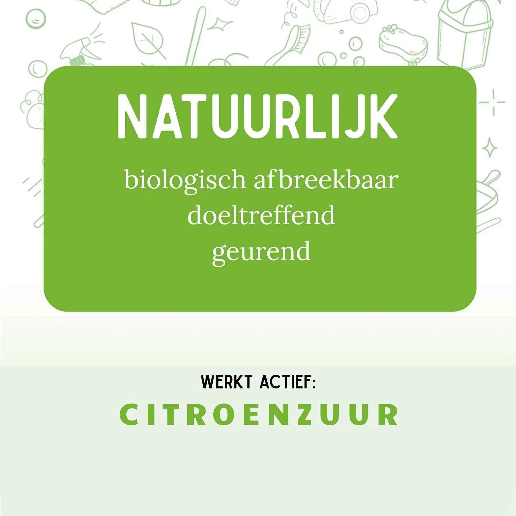 ZIELKO natuurlijk schoonmaakmiddel met citroenzuur – effectief en geurend.