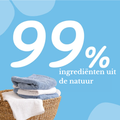 99% ingrediënten uit de natuur – milieuvriendelijke wasverzachter voor zacht en fris wasgoed.