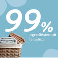 99% ingrediënten uit de natuur – milieuvriendelijke wasverzachter voor gevoelige huid.