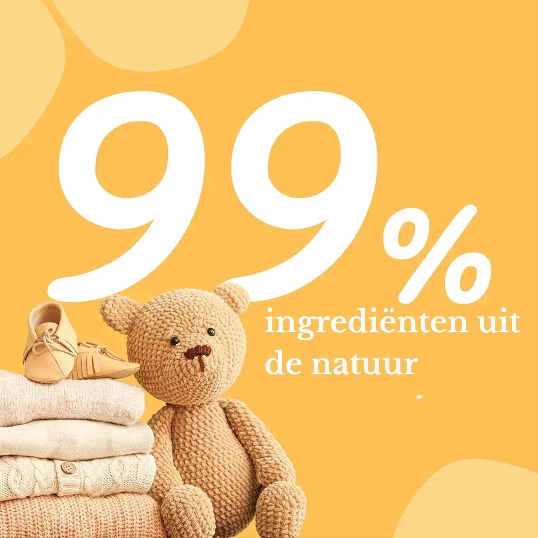 99% ingrediënten uit de natuur – milieuvriendelijke wasverzachter met warme vanilletonen.