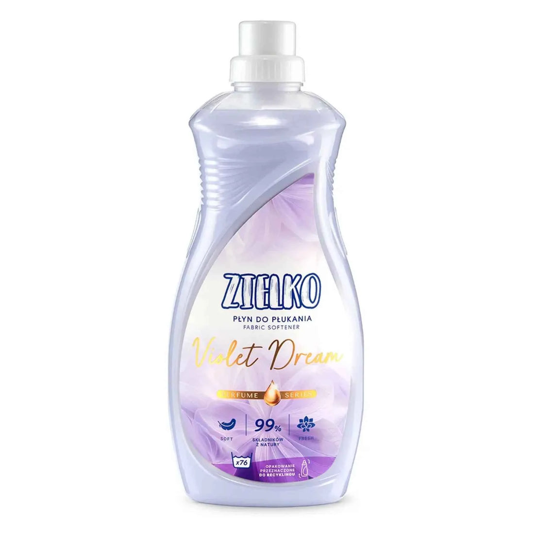 ZIELKO wasverzachter Violet Dream, natuurlijke formule met bloemige en houtige tonen.