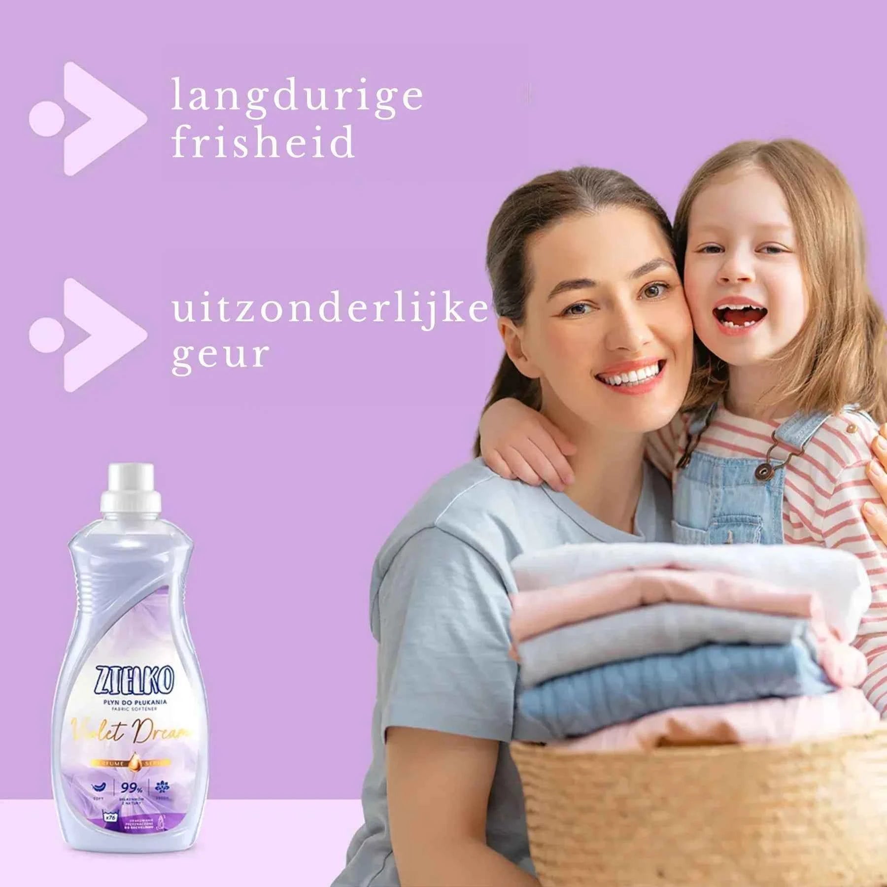 Langdurige frisheid en uitzonderlijke geur – ZIELKO Violet Dream met natuurlijke ingrediënten.