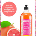 ZIELKO Afwasmiddel Roze Grapefruit 1L met verse grapefruit – aangename, frisse geur