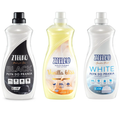 Zielko wasmiddel en wasverzachter set – Black wasmiddel, White wasmiddel en Vanilla Bliss wasverzachter