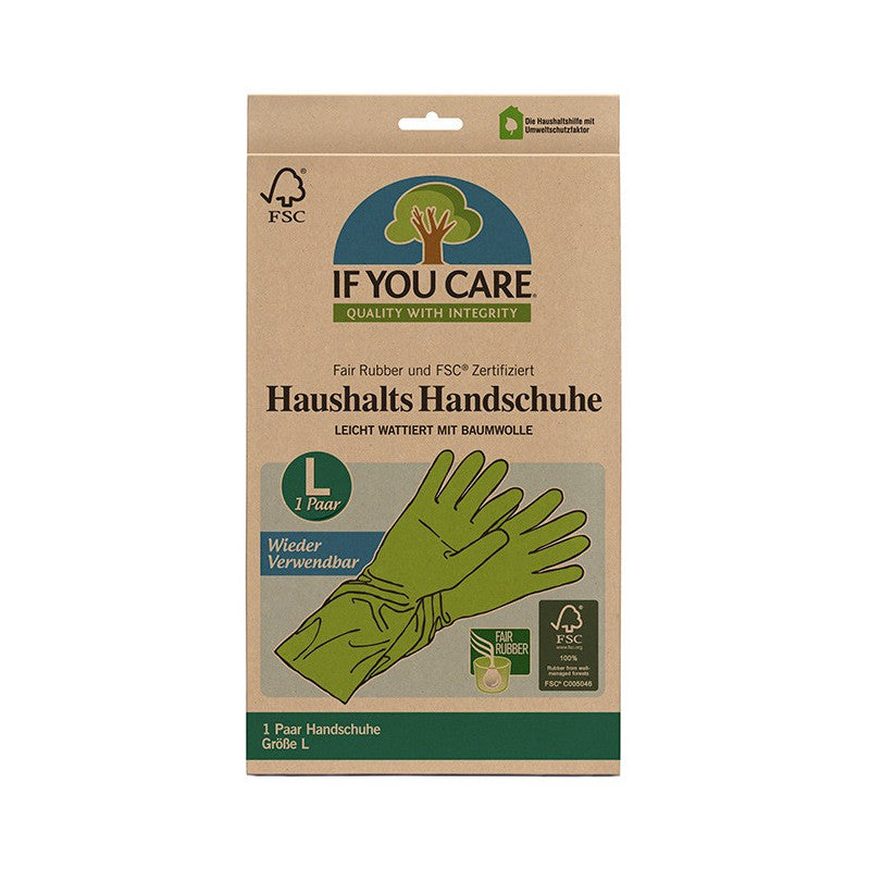 Reusable Latex Gloves Fair Rubber - L